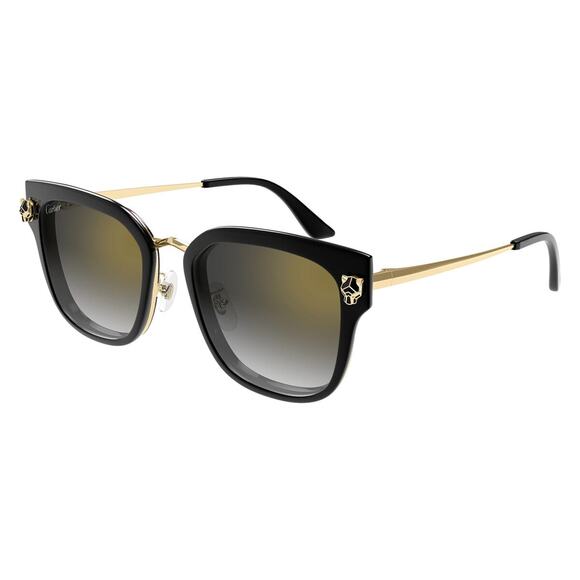 New! Cartier Sunglasses CT0509SA 001 55mm, Authentic - Picture 1 of 3